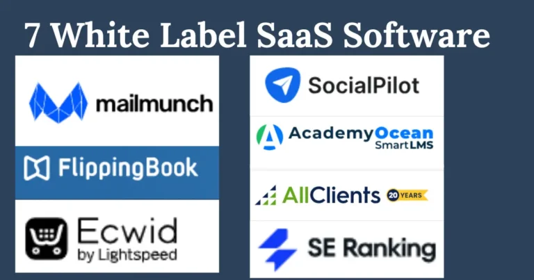 7 White Label SaaS Software